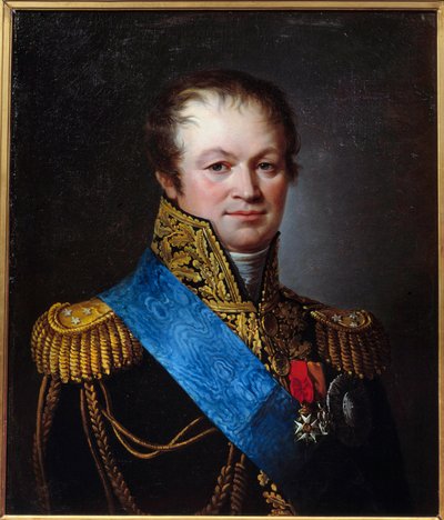 Henri François Marie Charpentier 将军 (1769-1831) 与三位帝国皇帝的画像 法国高等学校绘画。 19 世纪巴黎，军团博物馆 - Henri Francois Marie Charpentier 将军 (1769-1831) 与三个帝国勋章的肖​​像 作者 法语学校