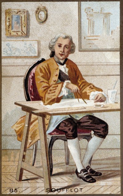 Portrait of Germain Soufflot (1713-1780), French architect. 作者 法语学校