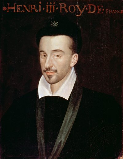 亨利三世的肖像（1551-89） 作者 French School