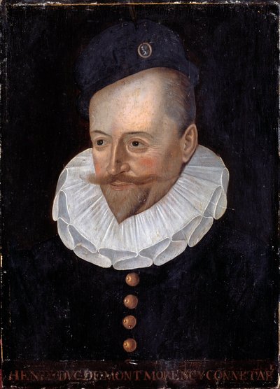 Portrait of Henri I Duke of Montmorency, Connetable of France (1534-1614) Painting of the French School of the 16th century. Dim. 0.31 x 0.22 m. Versailles, Castles of Versailles and Trianon 作者 法语学校