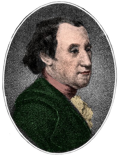 亨利詹姆斯Pye（1745-1813）英国诗人的肖像。 作者 法语学校