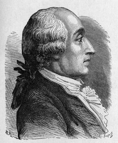 法国物理学家Jacques Alexandre César Charles (1746 - 1823)的肖像--载于《科学专辑；杰出的科学家；伟大的发现》1896。 作者 法语学校