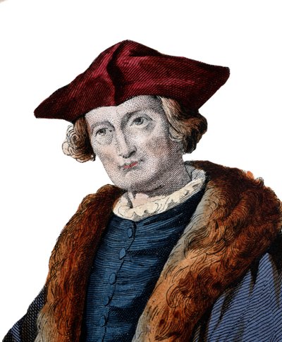 巴黎议会主席Jacques Auguste de Thou（Thuanus）（1553-1617）的肖像。 作者 法语学校
