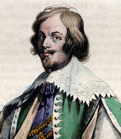 Jacques Callot（1592-1635）的肖像，法国版画家和绘图员。 作者 法语学校