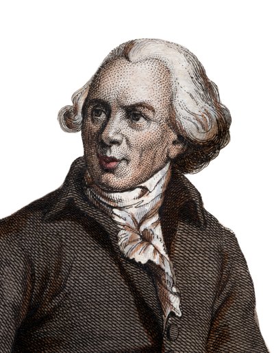 Jacques Delille（Abbe Delille）（1738-1813）的肖像，法国诗人和翻译。 作者 法语学校