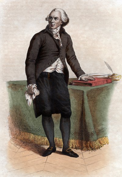 Jacques Delille（Abbe Delille）（1738-1813）的肖像，法国诗人和翻译。 作者 法语学校