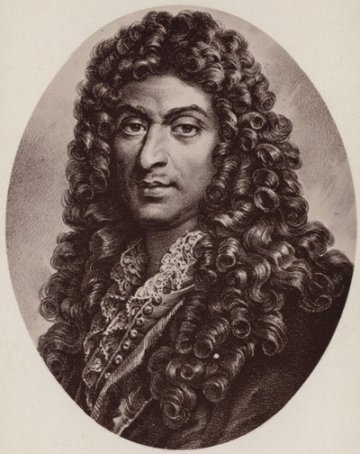 Jean-Baptiste Lulli的肖像 作者 法语学校