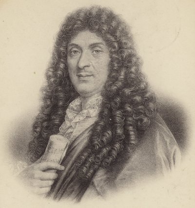 Jean-Baptiste Lulli的肖像 作者 法语学校