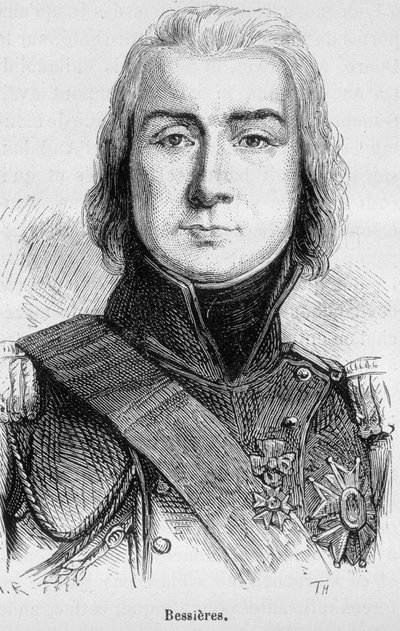 法国元帅、伊斯特拉公爵让-巴蒂斯特-贝西耶尔（1768-1813）的肖像，在L¿tzen战役前夕被杀--见亨利-马丁的《法国历史》。 作者 法语学校