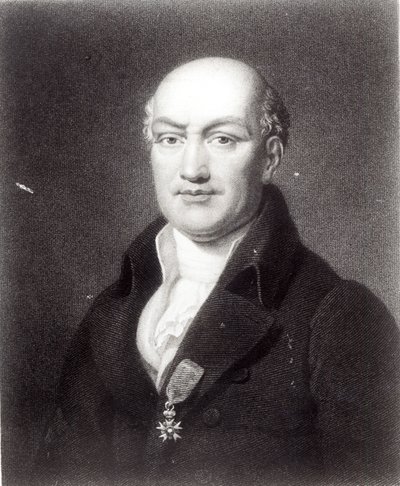 Jean Baptiste Joseph Delambre的肖像（1749-1822） 作者 法语学校