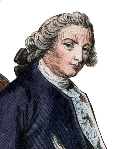 Jean Baptiste Louis Gresset（1709-1777）的肖像，法国诗人兼剧作家。 作者 法语学校