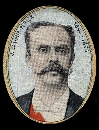 法兰西共和国总统让-卡西米尔-佩里尔（Casimir Perrier，Casimir Perrier，Casimir-Perrier）（1847-1907）的肖像。 作者 法语学校