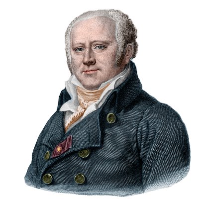 Jean Nicolas Corvisart（1755-1821）的肖像，法国医生。 作者 French School