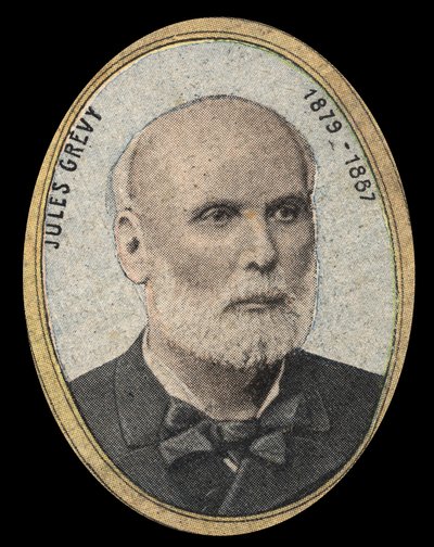 儒勒-格雷维（1807-1891）的画像，共和国总统。 作者 法语学校