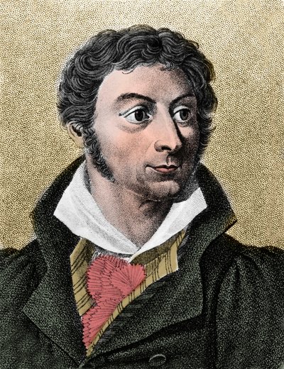 洛伦兹奥肯的肖像（1779-1851）。德国博物学家和哲学家 作者 French School
