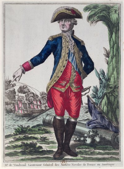 Rigaud的Louis Philippe的肖像（1723-1802）Vaudreuil的计数，1780年 作者 法语学校