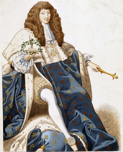 Portrait of Louis XIV, young. 作者 法语学校