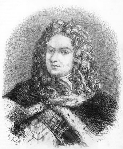 Portrait of Louis de Rouvroy duc de Saint-Simon 作者 法语学校