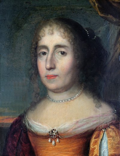 Scudery夫人的肖像（1607-1701） 作者 French School