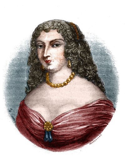 拉法耶特小姐（Louise de La Fayette，1618-1665年）的肖像，她是路易十三国王的情妇，但没有职务，因为她看到了父亲的无能。 作者 法语学校