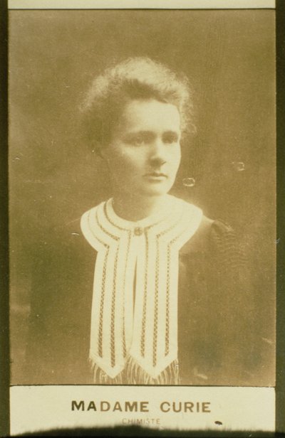 玛丽居里的肖像（1867-1934）（棕褐色照片） 作者 法语学校