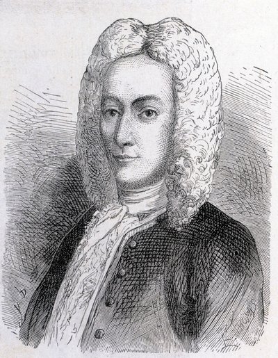 马蒂厄-杜蒂尔（Mathieu Dutilh）（1715-1791）的肖像--载于《科学专辑；杰出的学者；伟大的发现》1896。 作者 法语学校