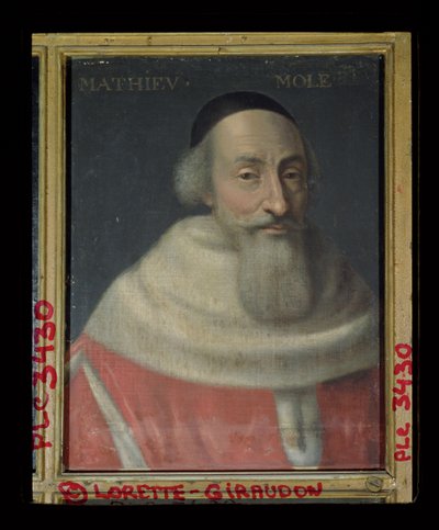 Mathieu Mole（1584-1656）Champlatre之王的肖像 作者 法语学校