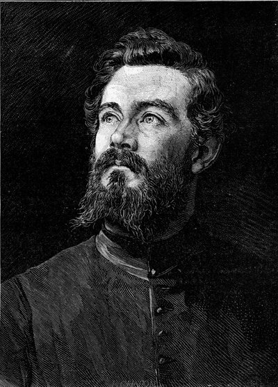 Portrait of Michel Alexandre Debaize (Abbe Debaize) (1845-1879), French churchman and traveller. Engraving in “” Le Monde Illustré”” n°1194 of 14 February 1880. 作者 法语学校