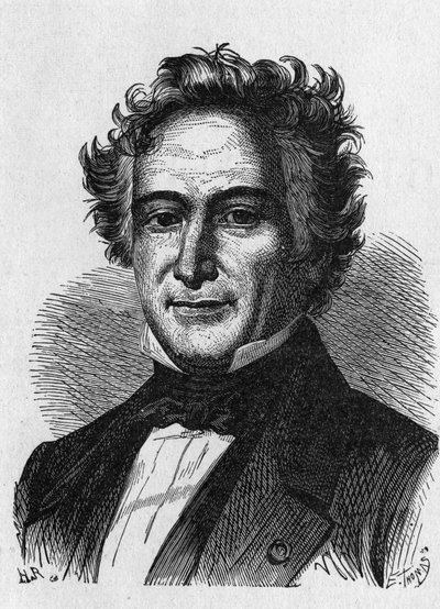 法国化学家Michel Eugene (Michel-Eugene) Chevreul (1786-1889)的肖像 - 载于《科学专辑；杰出的科学家；伟大的发现》1896年。 作者 法语学校