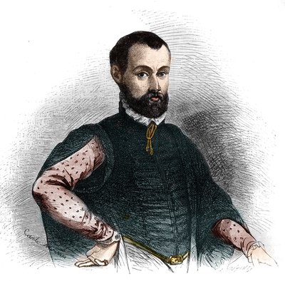 尼古拉-马基雅弗利（Niccolo di Bernardo dei Machiavelli）的画像。 作者 法语学校