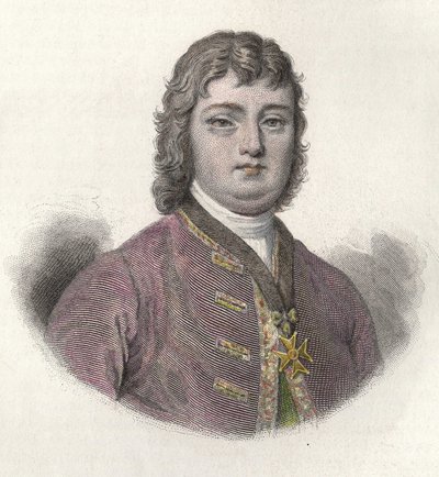 尼古拉斯-罗兹（Nicolas Roze dit le Chevalier Roze，1675-1733 年）的肖像，法国军事家和总督。 作者 法语学校