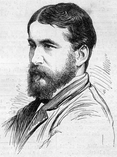 诺曼-洛克耶（Norman Lockyer，1836-1920）的肖像，英国天文学家，一种观察太阳突起的方法的传播者。9月26日《世界画报》第911期上的版画。 作者 法语学校