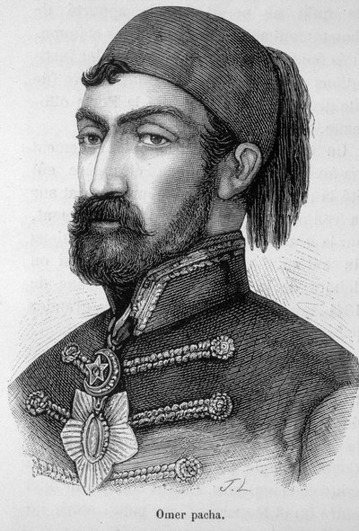 Portrait of Omer Pacha - in “” L