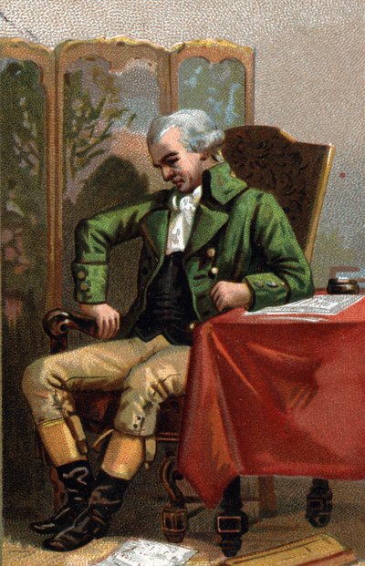 菲利普-皮内尔（1745-1826）的画像，法国医生。 作者 法语学校