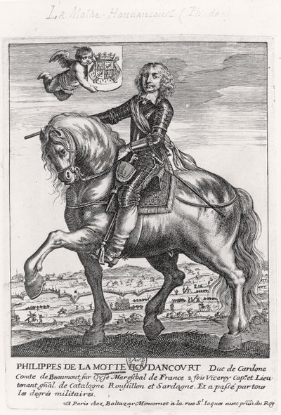 La Mothe Houdancourt的菲利普肖像（1605-57） 作者 French School