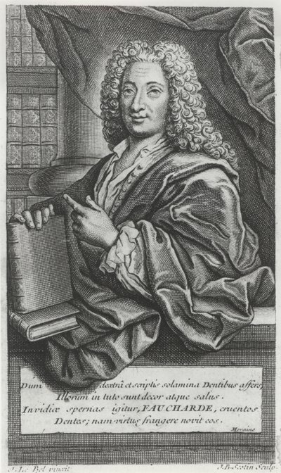Pierre Fauchard的肖像（1678-1763） 作者 French School