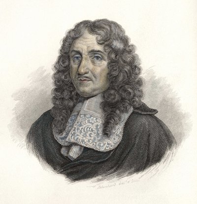 Portrait of Pierre Paul de Riquet (1604-1680), French engineer. in “” Portraits des Hommes Useful”” 作者 法语学校