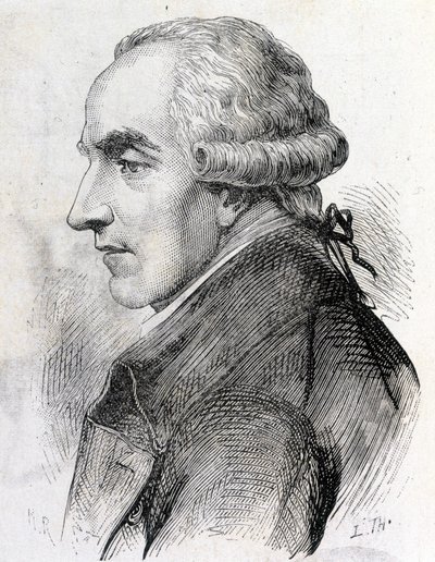法国天文学家、数学家和物理学家皮埃尔-西蒙-德-拉普拉斯（1747 - 1827）的肖像--载于《科学专辑；杰出的科学家；伟大的发现》1896。 作者 法语学校