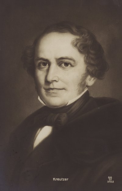 Rodolphe Kreutzer的肖像 作者 法语学校