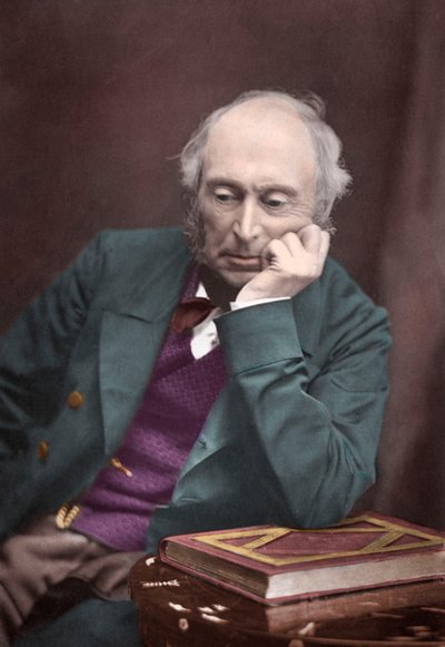 威廉乔治阿姆斯特朗爵士（1810-1900）的肖像，英国发明家和工业 作者 法语学校
