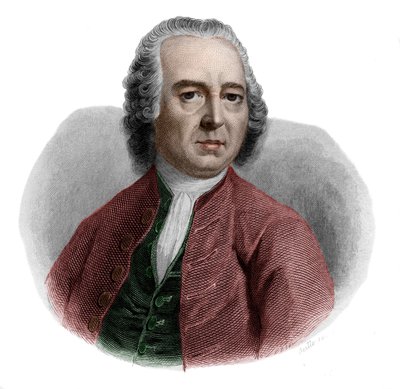 Valentin Jamerey-Duval（1695-1775）的肖像，法国图书管理员和秘书。 作者 法语学校