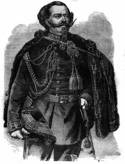 维克多-伊曼纽尔（Vittorio Emanuele II di Savoia或维克多-伊曼纽尔）画像 作者 法语学校