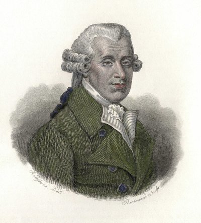 Portrait of William Hawes (1736-1808), English doctor. In “” Portraits of Useful Men”” 作者 法语学校