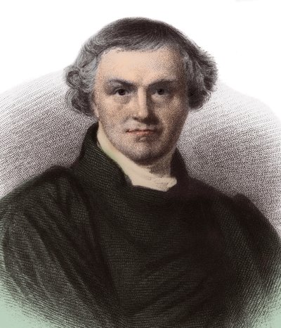 William Whewell（1794-1866）的肖像，英国哲学家和历史学家。 作者 法语学校