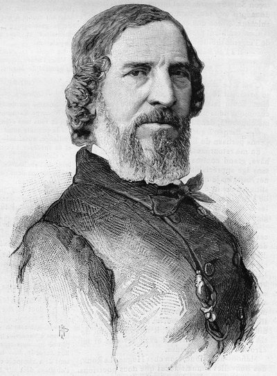 法国演员Hugues Bouffe（1800-1888）的肖像。 作者 法语学校