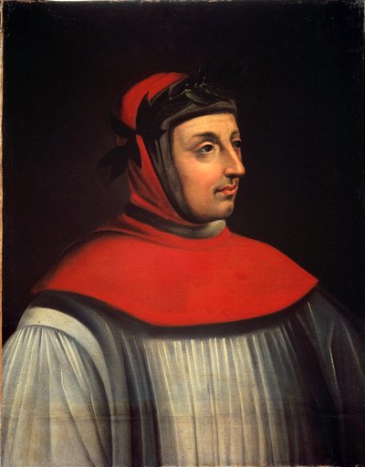 诗人 Francesco Petraca dit Petrarque (1304-1374) 的肖像 17 世纪法国画派。 暗淡。 0,73 x 0,57 m 凡尔赛宫。 Musee Du Chateau - 诗人 Francesco Petrarca 的肖像，名为 Petrarch（1304-1374）。 法国绘画 作者 法语学校