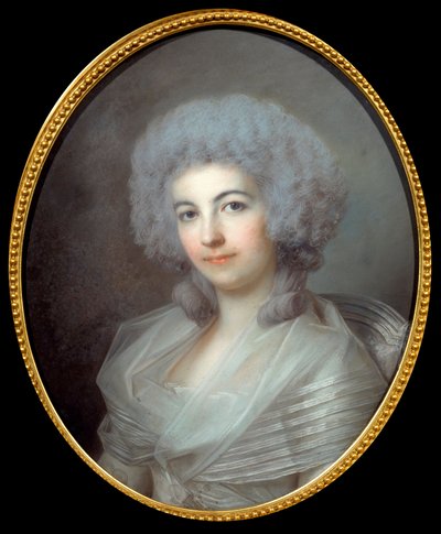 Pierre Choderlos de Laclos 妻子的肖像 18 世纪法国画派的粉彩绘画。 太阳。 0,55x0,45 m 皮卡第亚眠博物馆 作者 法语学校