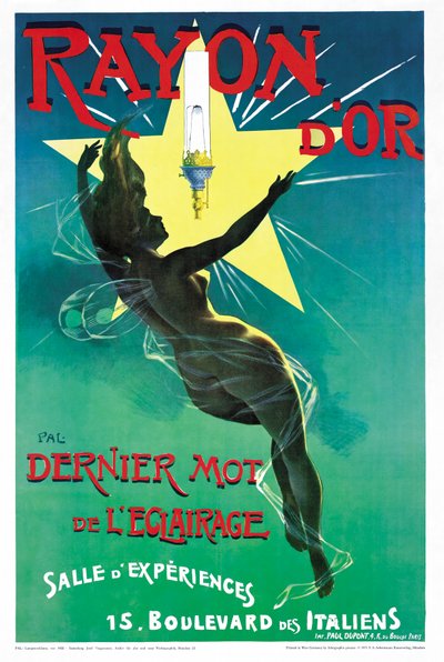 海报广告Rayon dOr照明 作者 French School