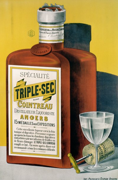 海报广告Triple Sec Cointreau在昂热制作 作者 法语学校