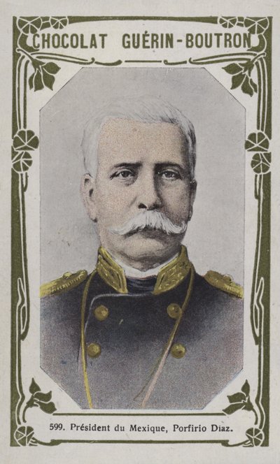 墨西哥总统Porfirio Diaz（彩色照片） 作者 法语学校